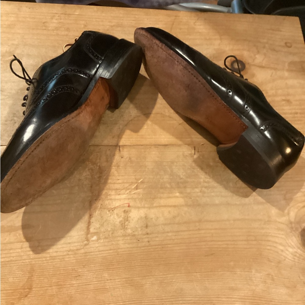 Bostonian Classic Wing Tip Black Leather - Picture 6 of 8